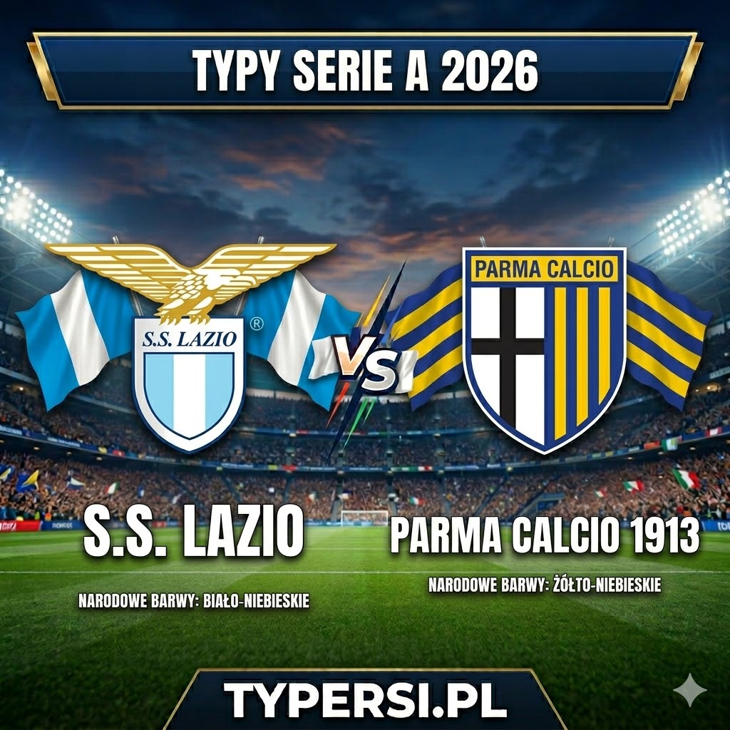 Typy Bukmacherów Serie A 2026 : Lazio vs Parma Calcio 1913 - 31 kolejka